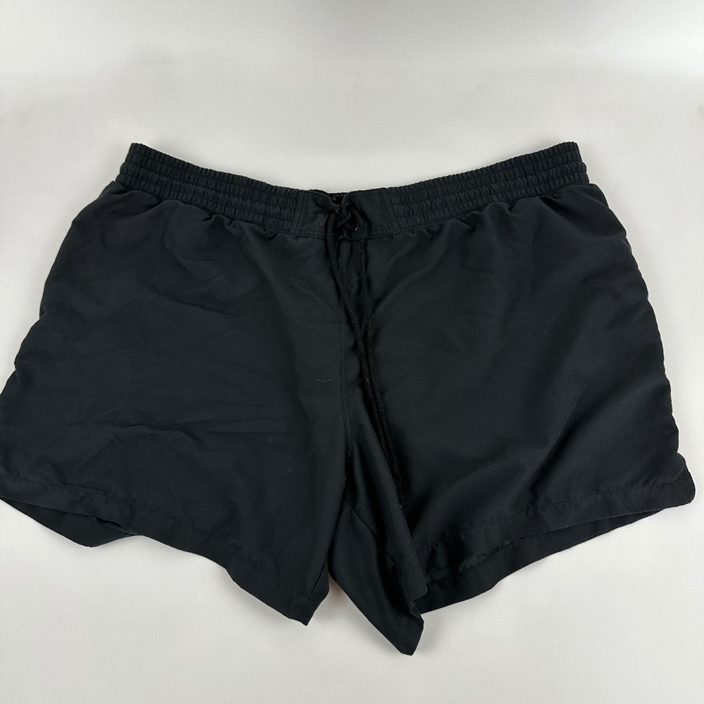 Ava & Viv Athletic Shorts Womens 20W Black Drawstring